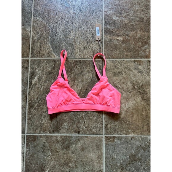 Skims Fits Everybody Triangle Bralette Sorbet Small - Picture 4 of 9